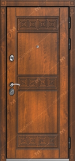 Три полосы Элит - Дуб золотой винорит, коричневая патина.